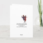 Happy Jubileum Beste Wens Ballroom Dansers Kaart (Achterkant)