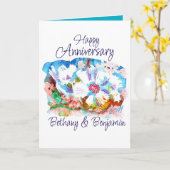 Happy Jubileum Beste wensen voor jullie beiden kaa Kaart (Gele Bloem)