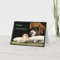 Happy Jubileum Boxer Wenskaart
