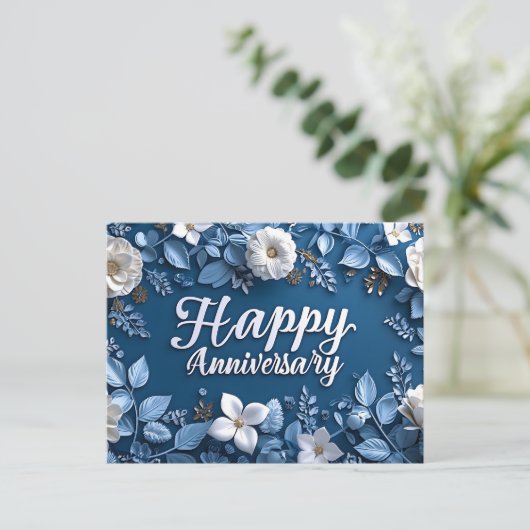 Happy Jubileum Briefkaart (Staand voorkant)