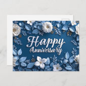 Happy Jubileum Briefkaart (Voorkant / Achterkant)