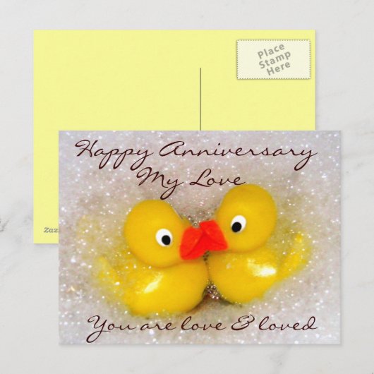 Happy Jubileum_ Briefkaart (Voorkant / Achterkant)