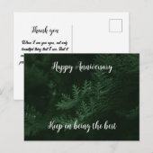 Happy Jubileum briefkaart (Voorkant / Achterkant)