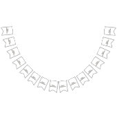 Happy Jubileum Bunting Banner (Alle)