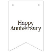 Happy Jubileum Bunting Banner (Eerste vlag)