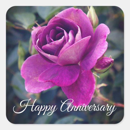 Happy Jubileum Burgundy Iceberg #2 Stickers (Voorkant)