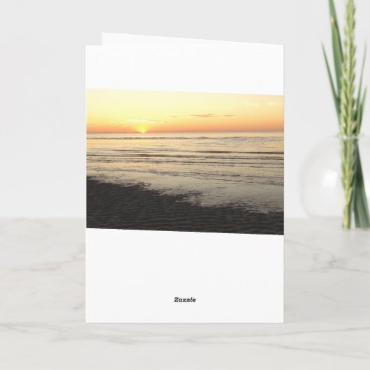 Happy Jubileum Card  Cloudy Sunset Kaart (Achterkant)