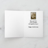 Happy Jubileum Card Wedding  Fun Kaart (Binnen)