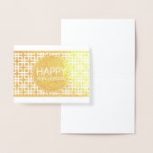 Happy Jubileum CinderStripe Folie Kaarten (Display)