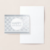 Happy Jubileum CinderStripe Folie Kaarten (Display)