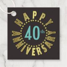 Happy Jubileum Circle of Stars Gold ID173