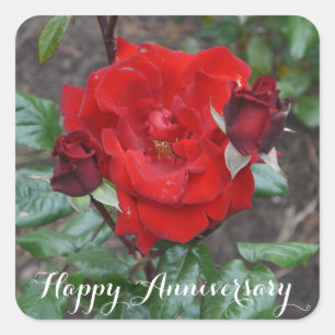 Happy Jubileum Crimson Bouquet #1 Stickers