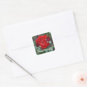Happy Jubileum Crimson Bouquet Roos #1 Sticker (Envelop)