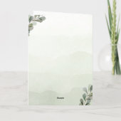 Happy Jubileum Custom Branded Gevouwen Groet Kaart (Achterkant)