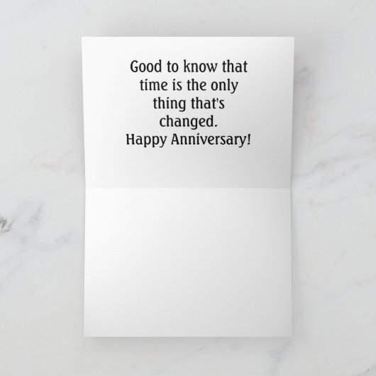 Happy Jubileum Custom Foto Caricature Kaart (Binnen)