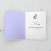 Happy Jubileum Cute California Quail Birds Kaart (Binnen)