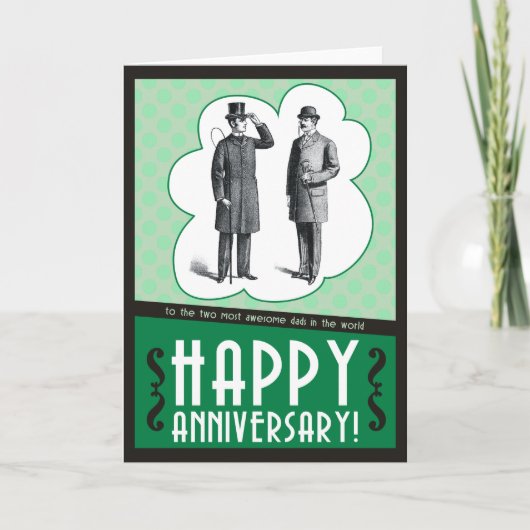 Happy Jubileum Dads Kaart (Voorkant)