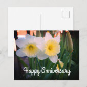 Happy Jubileum Daffodil Briefkaart (Voorkant / Achterkant)