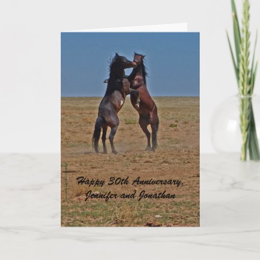 Happy Jubileum danserende paarden Klik op Yr Heels Kaart (Voorkant)