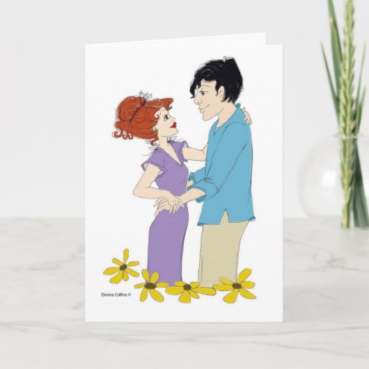 Happy Jubileum Darling-kaart Kaart (Voorkant)