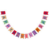 Happy Jubileum decoratie Vlaggetjes (Alle)