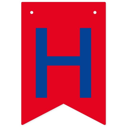 Happy Jubileum decoratie Vlaggetjes (Eerste vlag)