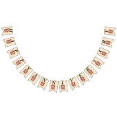 Happy Jubileum Dreaming Red Flowers Vlinders Vlaggetjes (Alle)