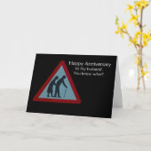 Happy Jubileum Echtgenoot Kaart (Gele Bloem)