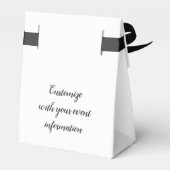 Happy Jubileum Favor Box Bedankdoosjes (Achterkant)