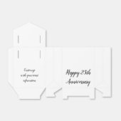 Happy Jubileum Favor Box Bedankdoosjes (Uitgevouwen)