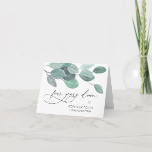 Happy Jubileum Forth Wedding Jubileum 4th    Kaart