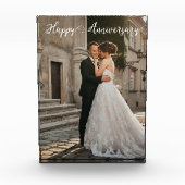 Happy Jubileum Foto- Gepersonaliseerd paar Fotoblokken (Voorkant)