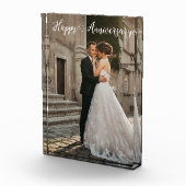 Happy Jubileum Foto- Gepersonaliseerd paar Fotoblokken (Rechts)