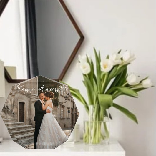 Happy Jubileum Foto- Gepersonaliseerd paar Fotoblokken