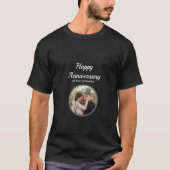 Happy Jubileum Foto T-shirt (Voorkant)