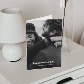 Happy Jubileum foto Trendy Romantische Kaart