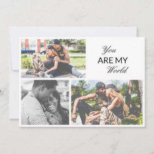 Happy Jubileum fotocollage Feestdagenkaart