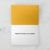 Happy Jubileum Funny Donut Humor Kaart (Binnen)