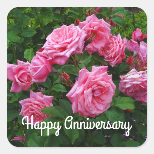 Happy Jubileum Gene Boerner Roos #2 Stickers (Voorkant)