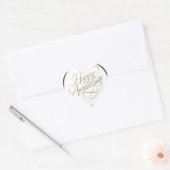 HAPPY JUBILEUM GIFTS HART STICKER (Envelop)