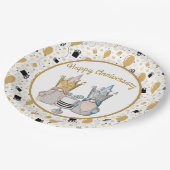 Happy Jubileum Gnomen Papieren Bordje (Gekanteld)