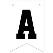 Happy Jubileum Golden en White Vlaggetjes (Tweede vlag)