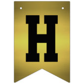 Happy Jubileum Golden en White Vlaggetjes (Eerste vlag)