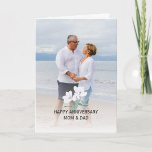 Happy Jubileum Groet voor Old Couple Kaart