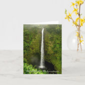 Happy Jubileum-Hawaii Kaart (Gele Bloem)