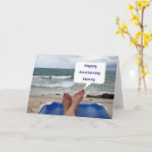 HAPPY JUBILEUM HONEY-DAG BIJ DE BAND KAART (Gele Bloem)