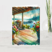 Happy Jubileum Honey |  Lakehouse Uitzicht Kaart (Voorkant)