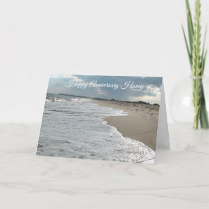Happy Jubileum Honey Ocean Waves Kaart