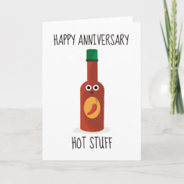Happy Jubileum Hot Stuff Grappig Sarcastisch Bedankkaart