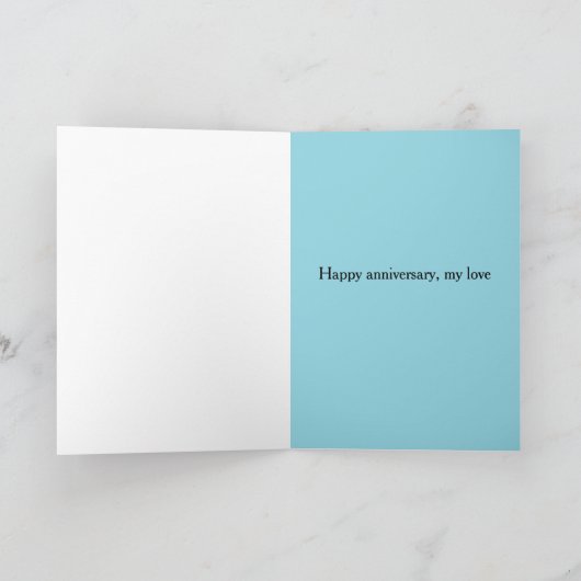 Happy Jubileum houdt ervan om het leven met jou te Kaart (Binnen)